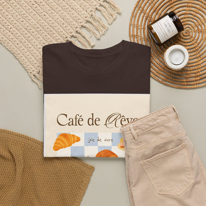 Café de Rêve Pastries T-Shirt — French Bakery Graphic Tee