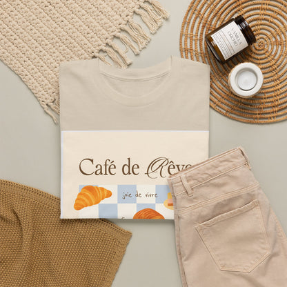 Café de Rêve Pastries T-Shirt — French Bakery Graphic Tee