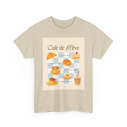 Café de Rêve Pastries T-Shirt — French Bakery Graphic Tee