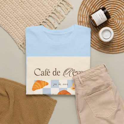 Café de Rêve Pastries T-Shirt — French Bakery Graphic Tee