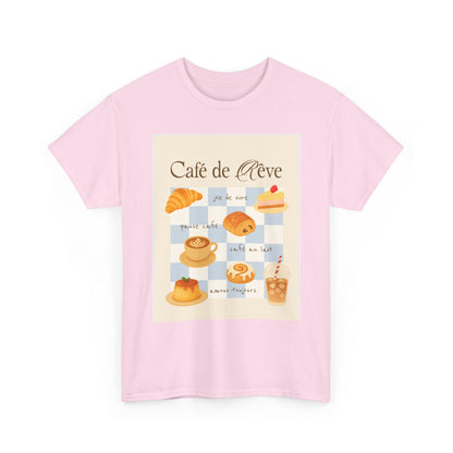 Café de Rêve Pastries T-Shirt — French Bakery Graphic Tee