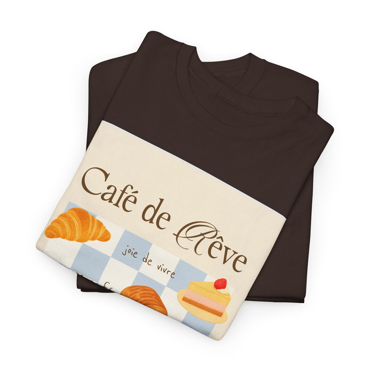 Café de Rêve Pastries T-Shirt — French Bakery Graphic Tee