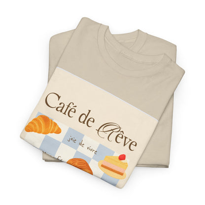 Café de Rêve Pastries T-Shirt — French Bakery Graphic Tee