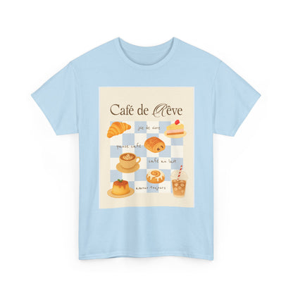 Café de Rêve Pastries T-Shirt — French Bakery Graphic Tee